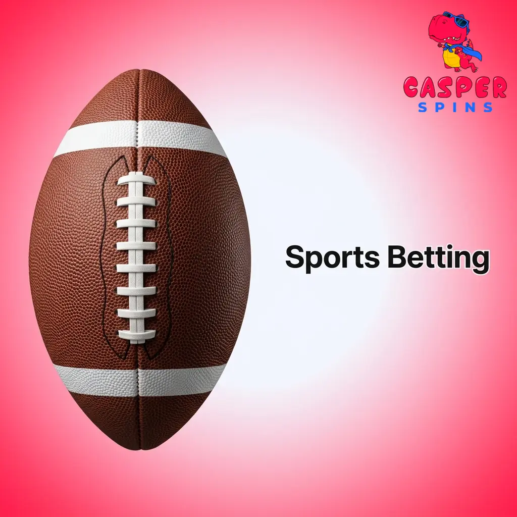 Casper Spins sportsbook interface showing betting markets for football, horse racing, tennis and other sports
