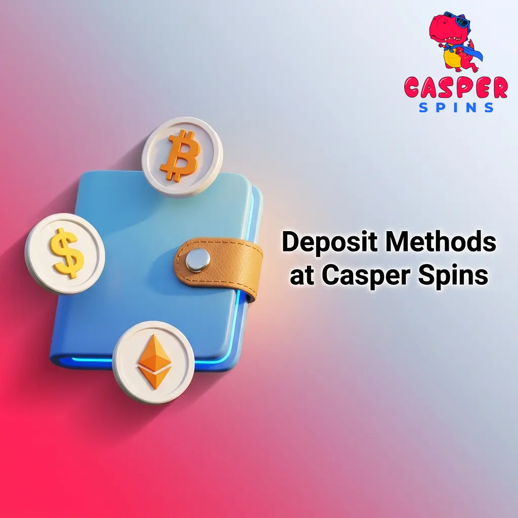 Casper Spins deposit methods including Visa, Mastercard, PayPal, Skrill, Neteller and bank transfer for UK players
