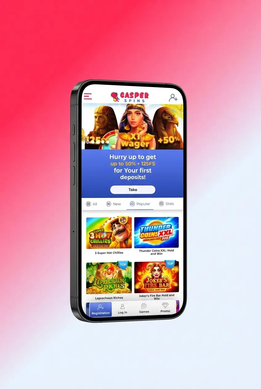 Step-by-step guide to getting started with Casper Spins slots, from login to placing your first spin