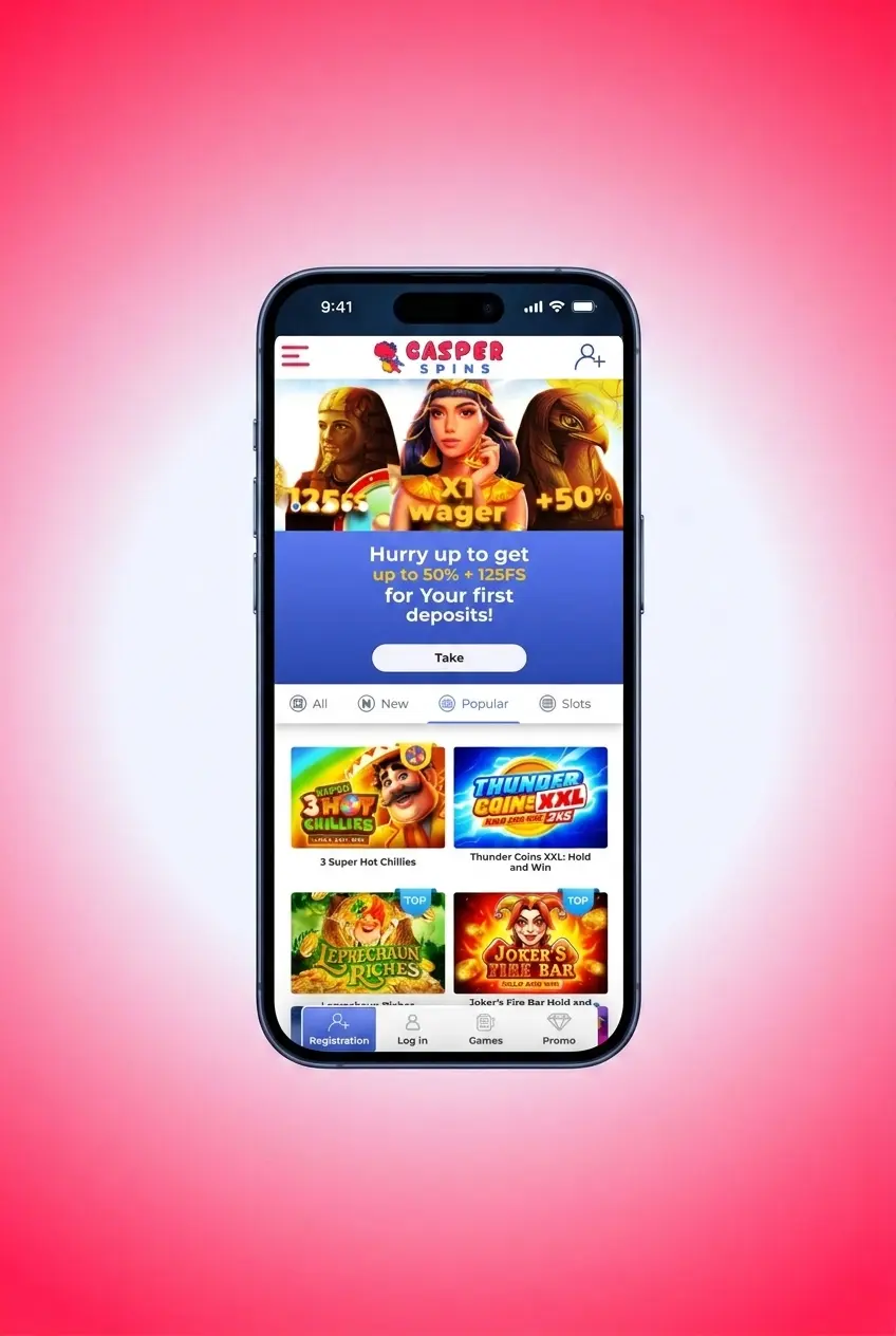 Step-by-step guide to placing a sports bet on Casper Spins, from sign-up to confirming your wager