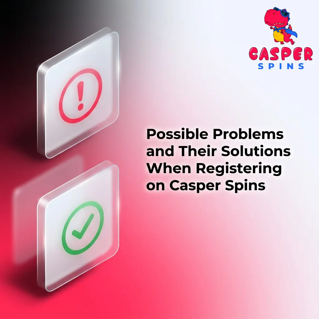 Casper Spins registration problems and solutions guide for UK players covering email, phone, form errors and age verification